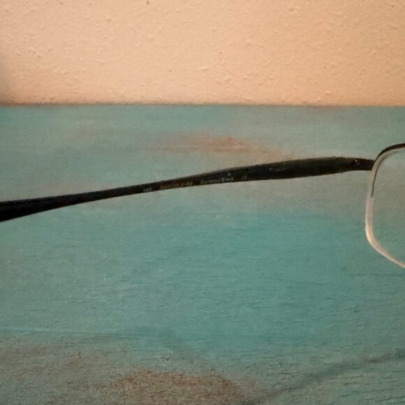 Oakley Clubface Polished Black Half-Rim Eyeglass Frames w/ Case (OX 3102-0152) - Picture 5 of 7